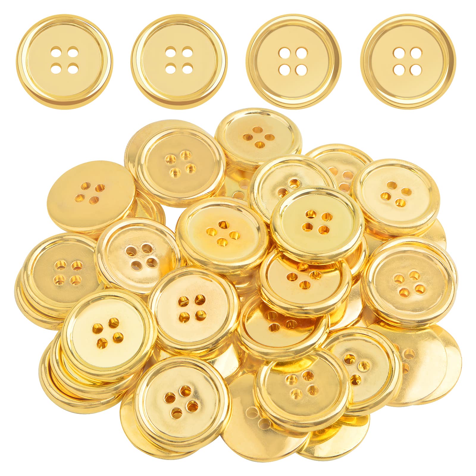 Classic 4-Hole Shirt Buttons Set