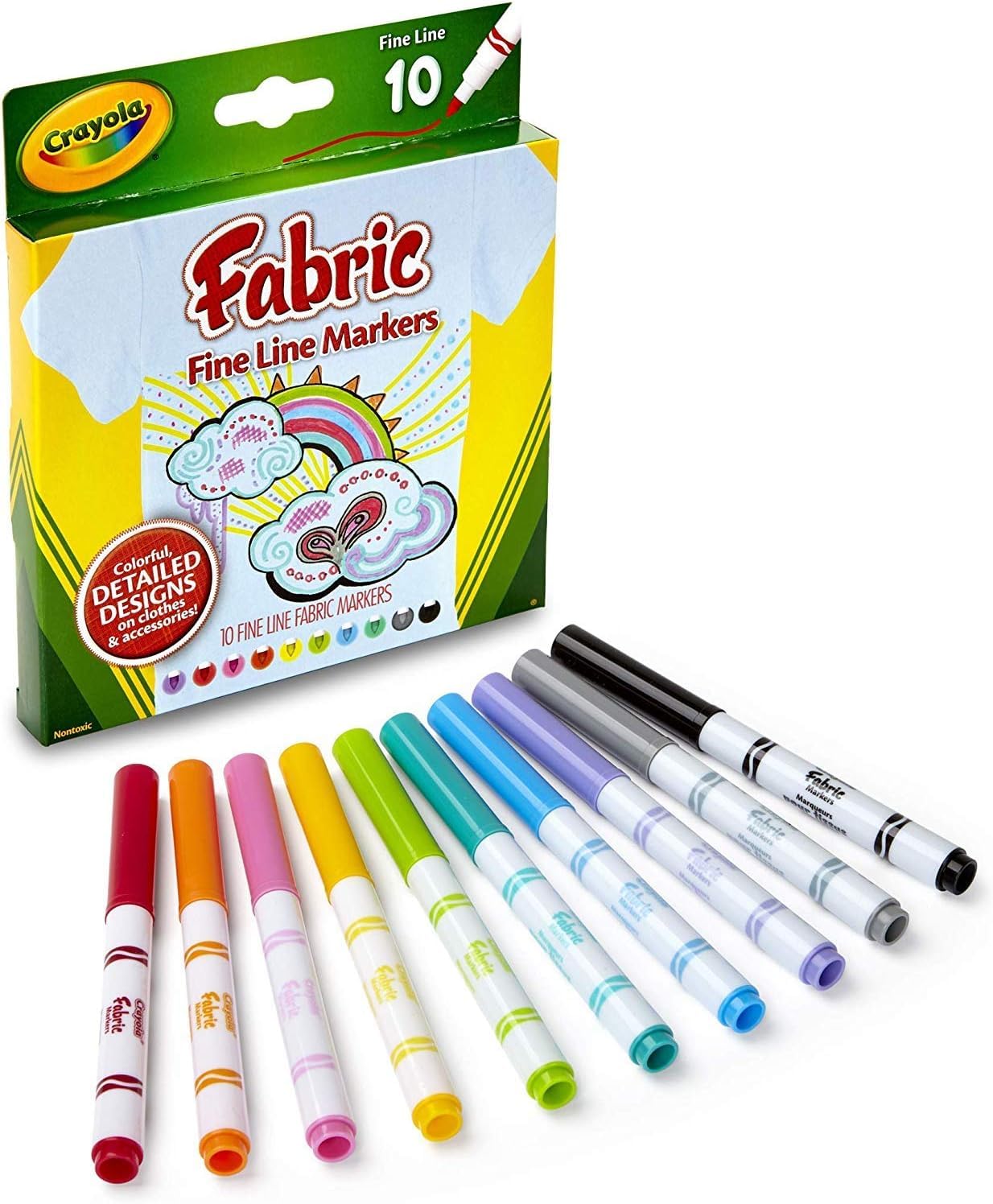 Fine-Point Precision Fabric Markers