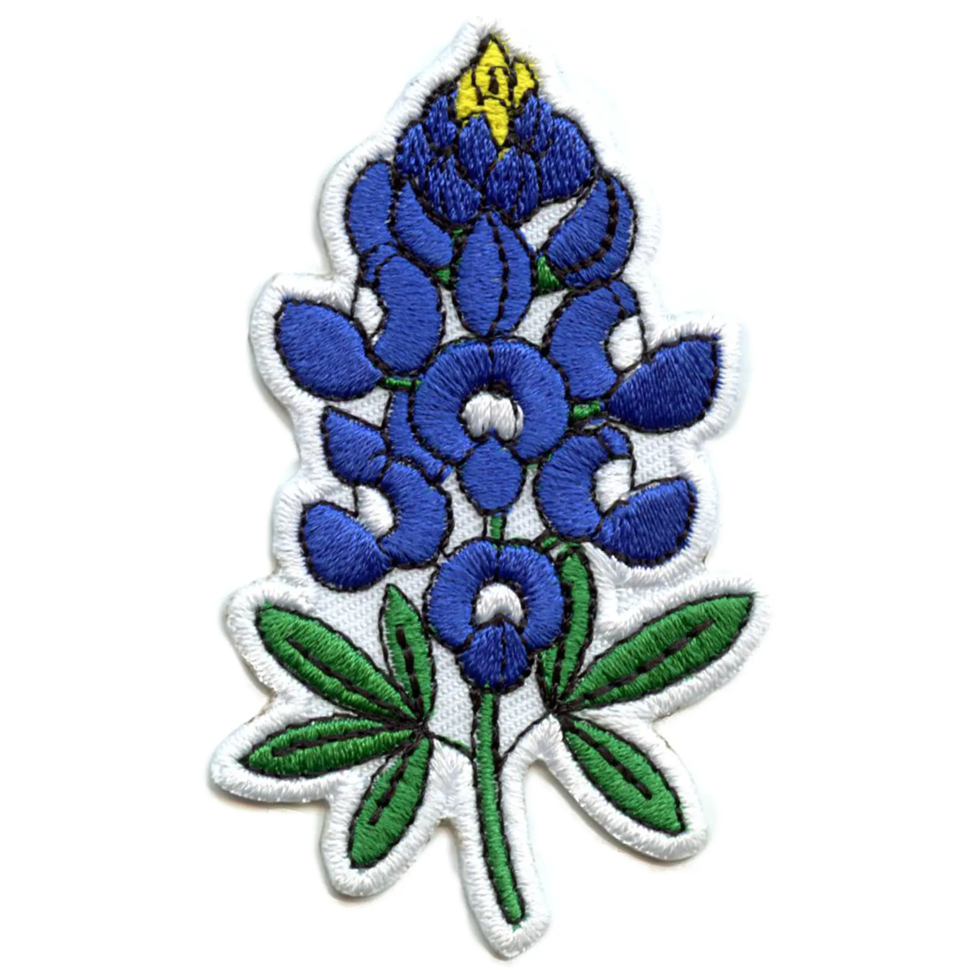Floral Embroidered Iron-On Patch Collection