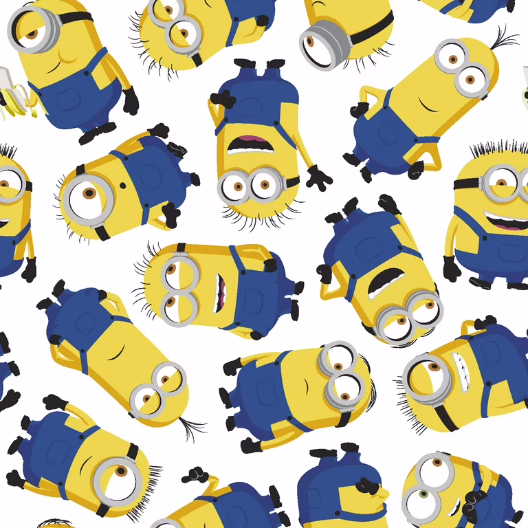 Minions Canvas Fabric for Crafts