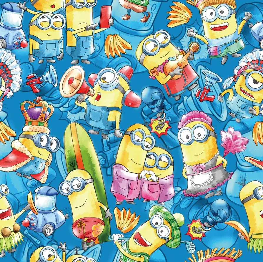 Minions Fleece Character Print Fabric