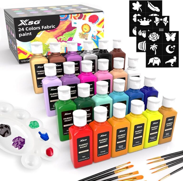 Permanent Acrylic Textile Paint for Long-Lasting Fabric Projects