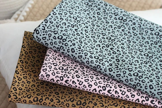 Premium Leopard Print Cotton Fabric