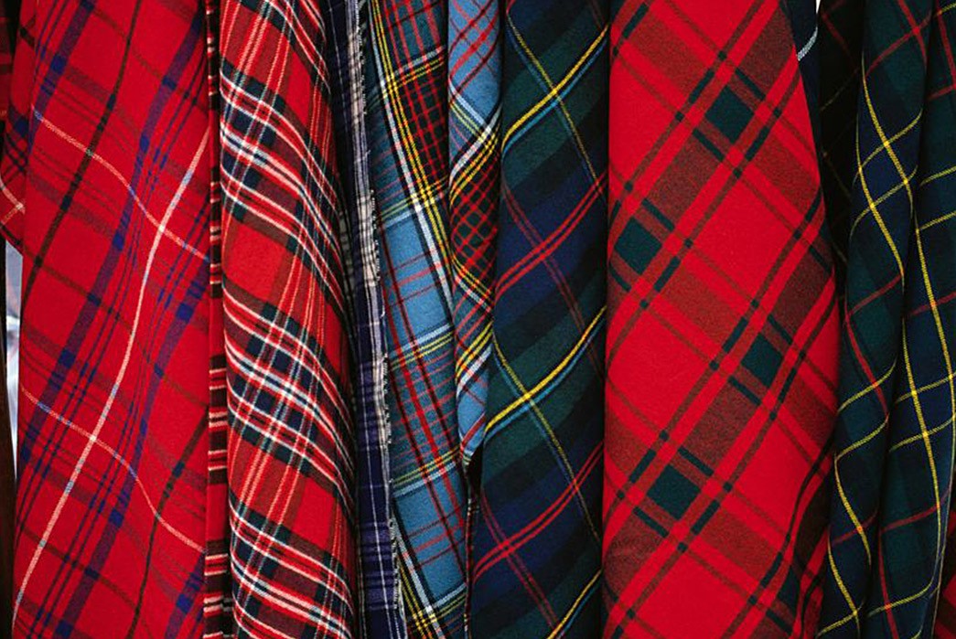Traditional Christmas Plaid Cotton Fabric